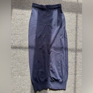 EPIK navy midi skirt stretchy material size XS.